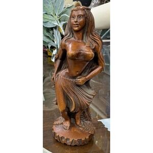 Coco Joe's Hawaii Hula Dancer Figurine Vintage Hawaiian Souvenir Tiki Decor